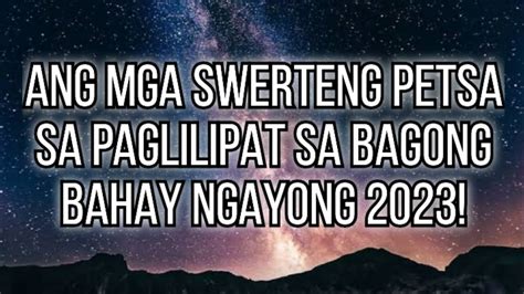 Ang Mga Swerteng Petsa Sa Paglilipat Sa Bagong Bahay Ngayong