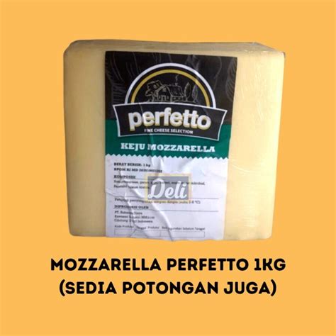 Jual Keju Mozzarella Perfetto Kemasan Asli Pabrik Kg Shopee Indonesia