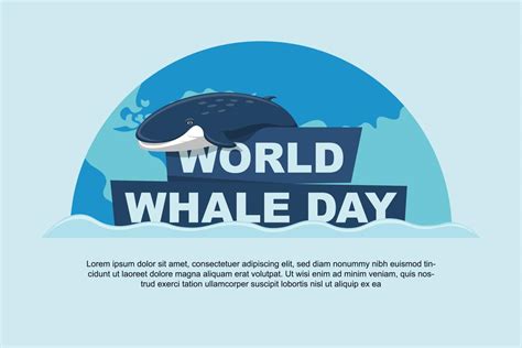 World Whale Day background. 18838710 Vector Art at Vecteezy