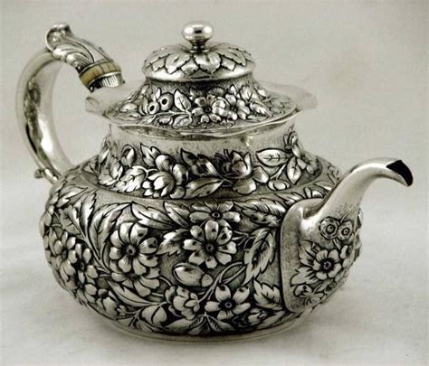 Antique Teapot Silver Teapot Vintage Tea Vintage Silver Antique