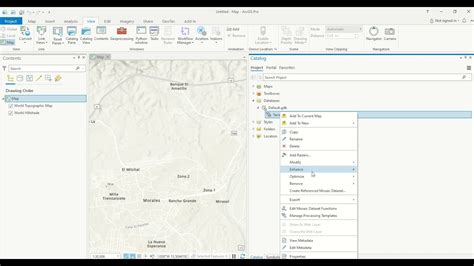 Arcgis Pro Crear Un Dataset De Mosaico Youtube