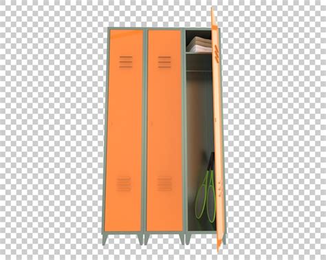 Premium Psd Gym Lockers On Transparent Background 3d Rendering