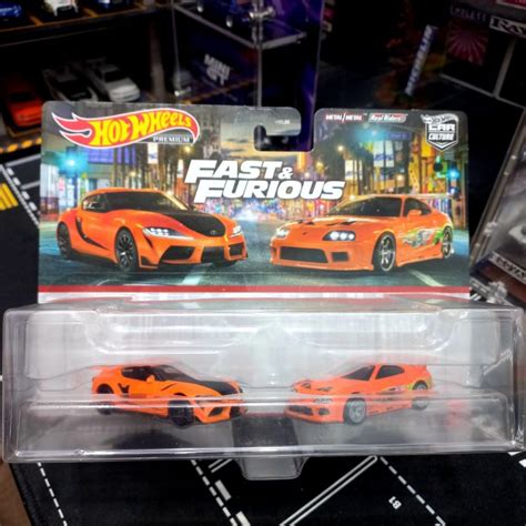 Jual Hot Wheels Premium Car Culture Twin Pack Fnf Toyota Gr Supra Toyota Supra Japan