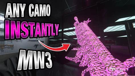 COD: MW3 Unlock Every Camo INSTANTLY! MW3 Camo Glitch! Instant Mastery Camo Unlock MW3! - YouTube