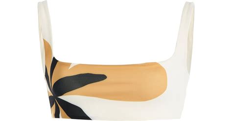 Cala De La Cruz Exclusive Francesca Bikini Top In White Lyst UK