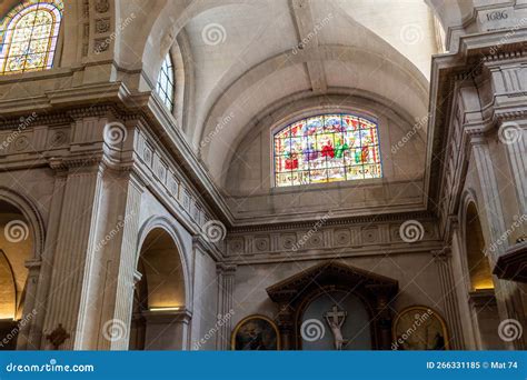 Interior of the cathedral editorial image. Image of ancient - 266331185