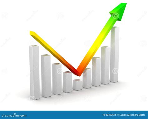 Profit Loss And Then Profit Gain Stock Illustration Illustration Of Arrow Render 30493575