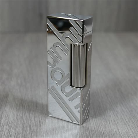 Dunhill Rollagas Lighter Signature Palladium Plated