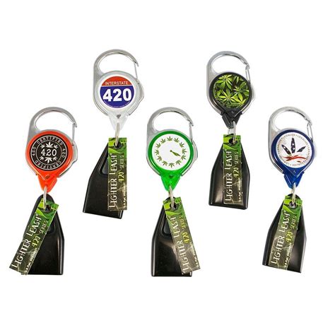 Premium Lighter Leash Retractable Holder 420 Series Assorted Design