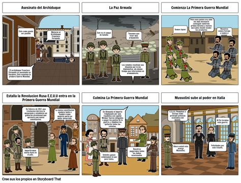 La Primera Guerra Mundial Historia1k Storyboard