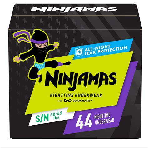 Pampers Ninjamas Bedwetting Disposable Underwear Nighttime Training