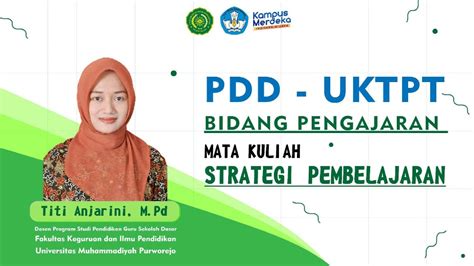 Pdd Uktpt Video Pengajaran Serdos Smart Titi Anjarini