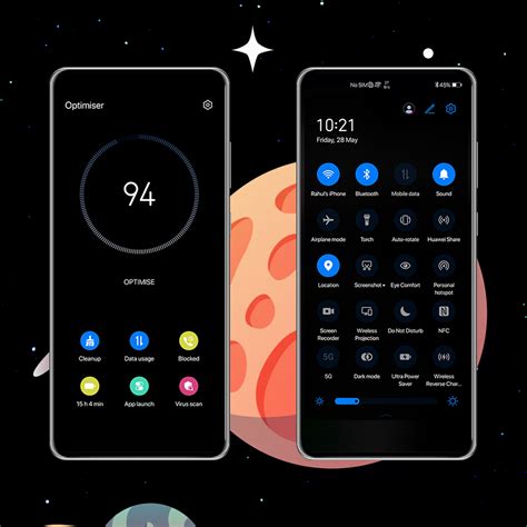 Galaxy EMUI Theme With Cool Dark Mode For EMUI 11 EMUI 10 1 Magic UI