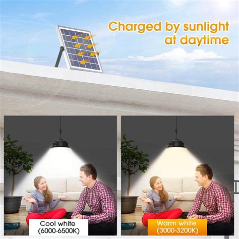 Buy Renyin Solar Shed Lights Outdoor Indoor Dual Lamps Solar Pendant Led Light Remote Control