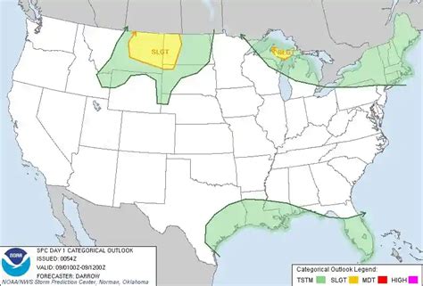 Weather Atmosphere Convective Outlook