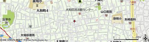 東京都中野区大和町の地図 住所一覧検索｜地図マピオン