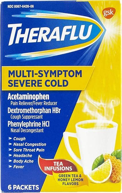 Theraflu Cold And Flu Relief Multi Symptom Severe Cold With