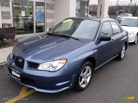 2007 Newport Blue Pearl Subaru Impreza 2.5i Sedan #21782017 | GTCarLot ...