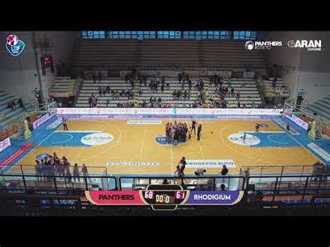 Aran Cucine Panthers Roseto Vs Rovigo Youtube