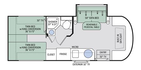 Thor Class C Motorhome Floor Plans