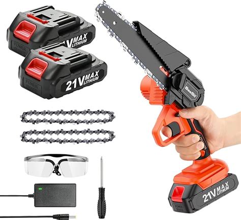 Amazon Mini Chainsaw Cordless Seesii Battery Powered Chain Saws