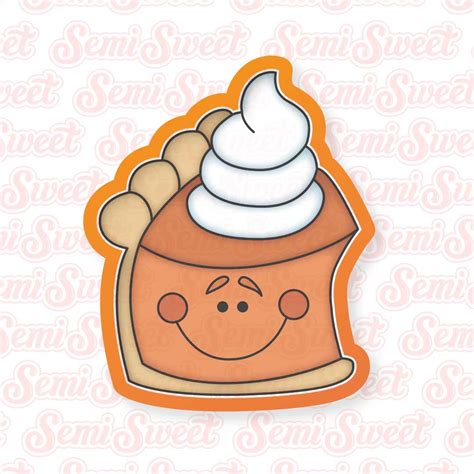 Pumpkin Pie Slice Cookie Cutter Semisweet Designs