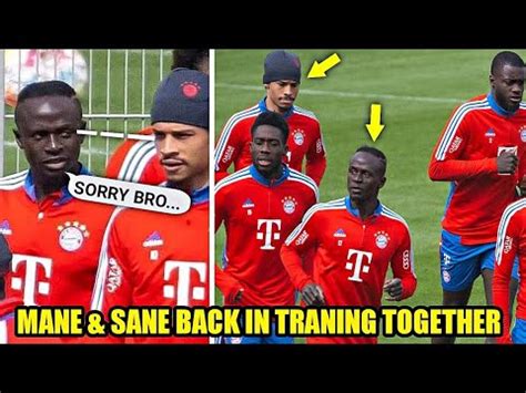 Mane Sane First Training After Fight Following Bayern Munich 3 0