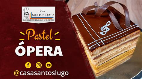 Pastel Ópera ⭐receta Para Negocios⭐ Youtube