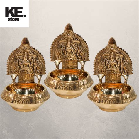 Brass Kubera Vilakku Original Brass Deepam Oil Lamp Agal Vilakku