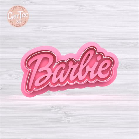 LOGO BARBIE Cortante Stamp Comprar En GERTEC3D