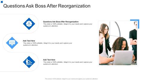 Questions Ask Boss After Reorganization In Powerpoint And Google Slides