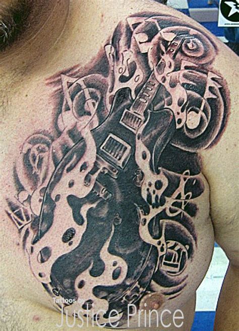 thejusticeprince:custom-coverup-97-les-paul-double-cut-guitar-over-name-on-chest-guitar-musical ...