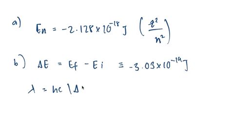 Solvedthe Following Is An Energy Level Diagram For Electronic