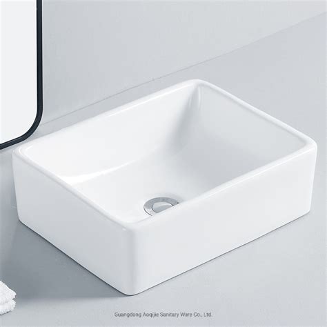 Bathroom China Wholesale Rectangle Modern Design Ceramic Vanity