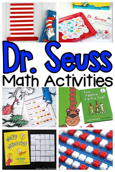 Dr Seuss Math Activities For Early Elementary Book Inspired Worksheets Library