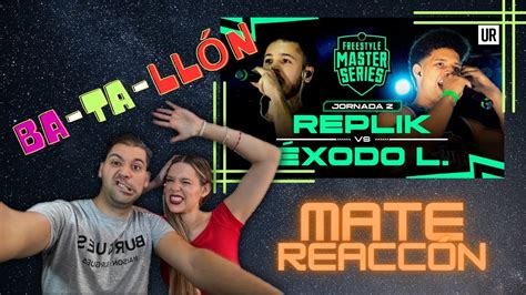 Mate Reacción a ÉXODO LIRICAL VS REPLIK FMSCARIBE 2023 Jornada 2