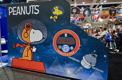 Nasa Peanuts Debut New Look For Astronaut Snoopy At Comic Con