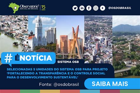 Observat Rio Social Do Brasil Selecionadas Unidades Do Sistema Osb