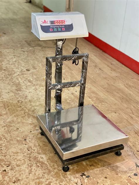 Deep Econotech Mild Steel Platform Scales 350x350 Size 12x12