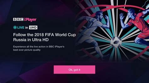 Bbc Iplayer Uhd World Cup World Cup Vr Bbc Pilots Virtual Reality