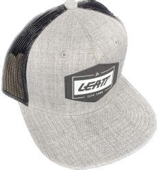 leatt trucker hat grey bikescomau