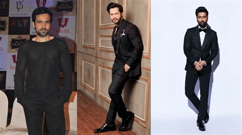 Emraan Hashmi Varun Dhawan And Vicky Kaushals Black Looks Can Never