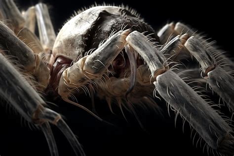 Premium Photo | Photo of CloseUp of a Spider Leg Macro Photography