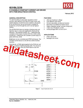 Is Bl Datasheet Pdf Integrated Silicon Solution Inc