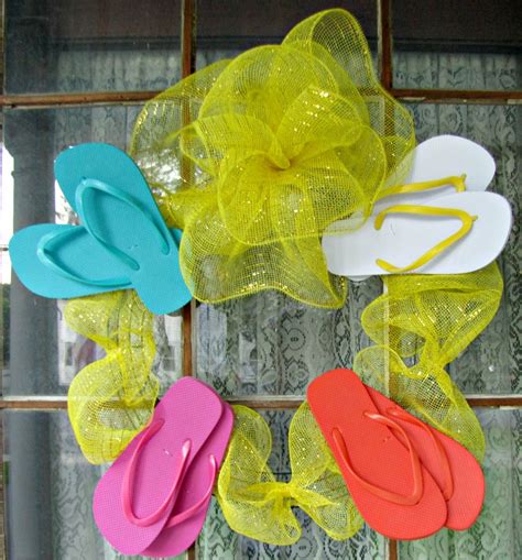 How To Make A Flip Flop Wreath 14 Diy Tutorials Guide Patterns