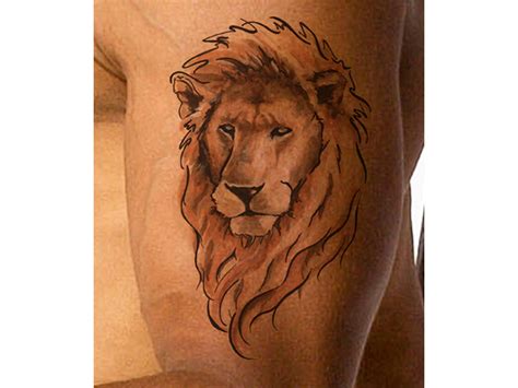 African Lion Tattoos