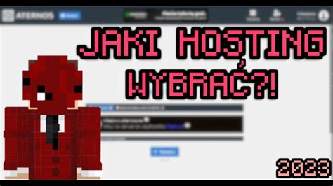 JAKI HOSTING MINECRAFT WYBRAĆ ZESTAWIENIE 3 HOSTINGÓW 2023 YouTube