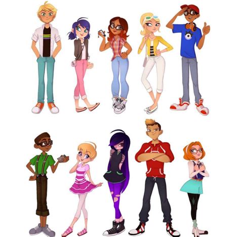 Todos Os Personagens De Ladybug