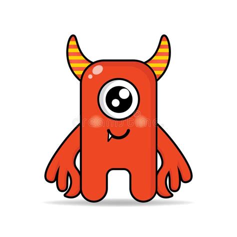 Monsters Design Mascot Kawaii Stock Illustrations Monsters Design