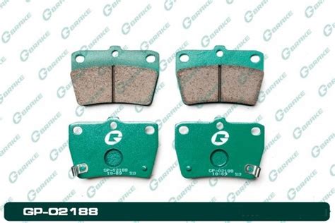 Тормозные колодки дисковые G-brake GP-02188